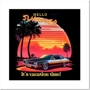 hello summer nice t-shirt for this summer Posters and Art